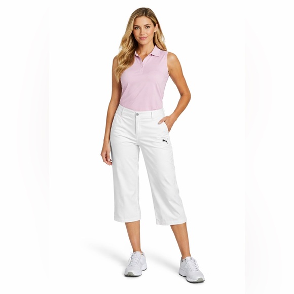 Puma Pants - Women white Puma golf crop pants size 8